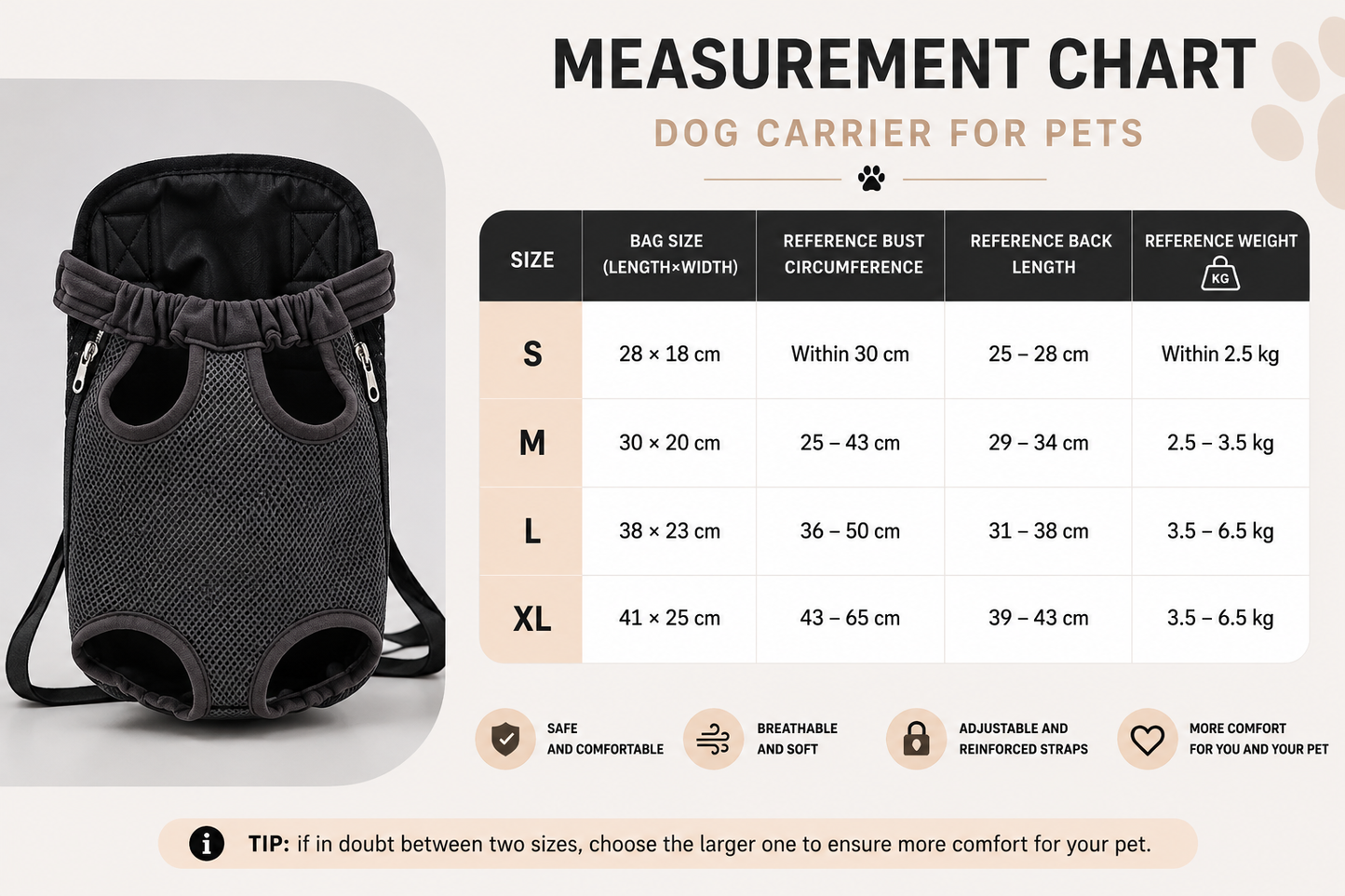 Breathable Mesh Pet Carrier Backpack for Small Pets
