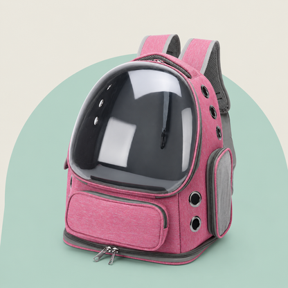 Panoramic Bubble Pet Carrier Backpack — Hands-Free Travel for Cats & Small Dogs