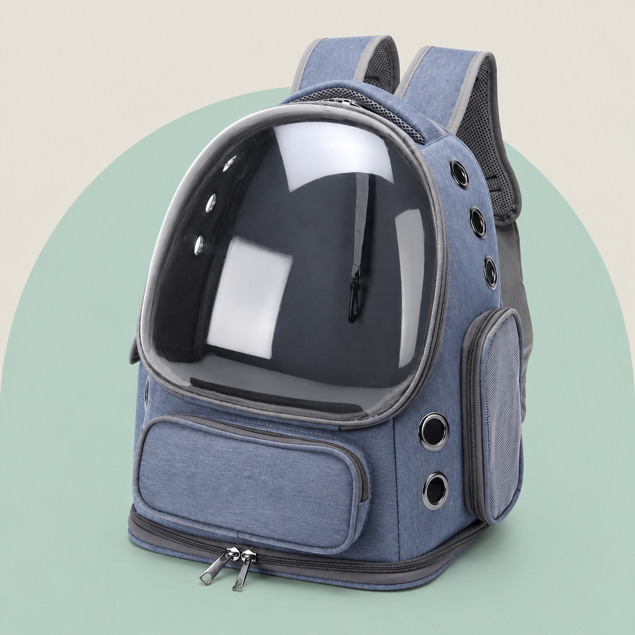 Panoramic Bubble Pet Carrier Backpack — Hands-Free Travel for Cats & Small Dogs