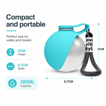 Portable Dog Water Bottle – Leakproof Travel Cup