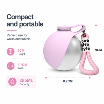 Portable Dog Water Bottle – Leakproof Travel Cup