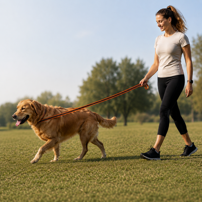 Rubber Coated Recall Training Lead & Long-Line