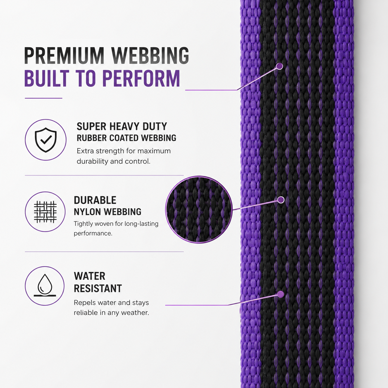 Rubber Coated Recall Training Lead & Long-Line