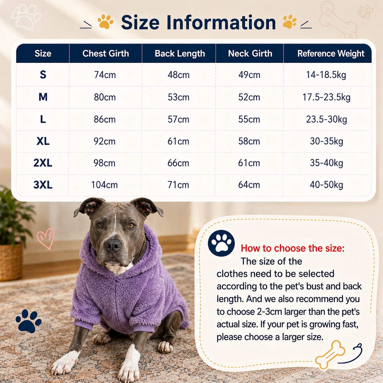 Fleece Dog Hoodie – Warm Plush Winter Coat