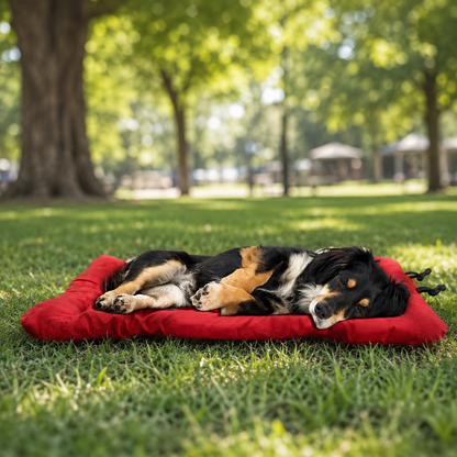Portable Waterproof Pet Bed – Roll-Up Travel Mat with Carry Handle