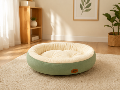 Cosy Plush Pet Bed – Warm Calming Nest for Cats & Dogs