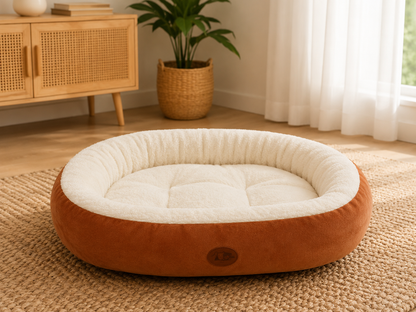 Cosy Plush Pet Bed – Warm Calming Nest for Cats & Dogs