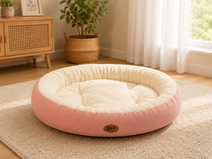 Cosy Plush Pet Bed – Warm Calming Nest for Cats & Dogs