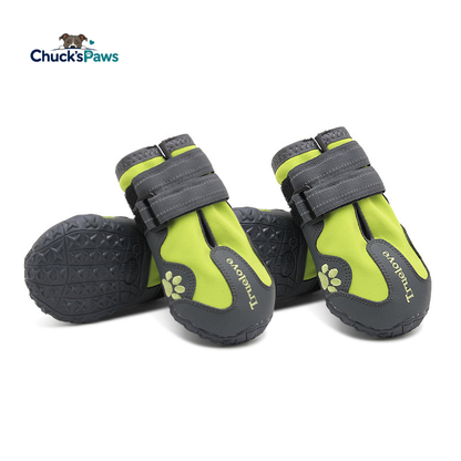 Waterproof Dog Boots with Anti-Slip Sole & Reflective Trim