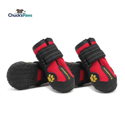 Waterproof Dog Boots with Anti-Slip Sole & Reflective Trim