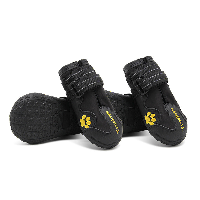 Water-Resistant Reflective Dog Boots (Set of 4)