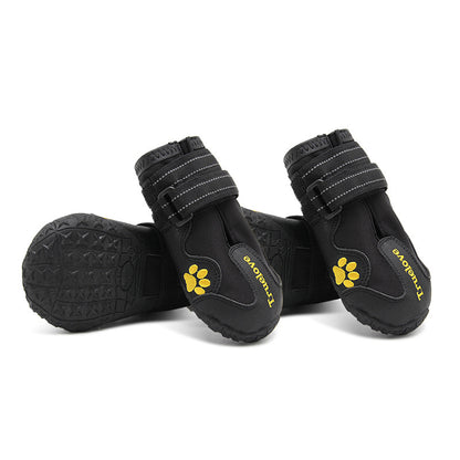 Water-Resistant Reflective Dog Boots (Set of 4)