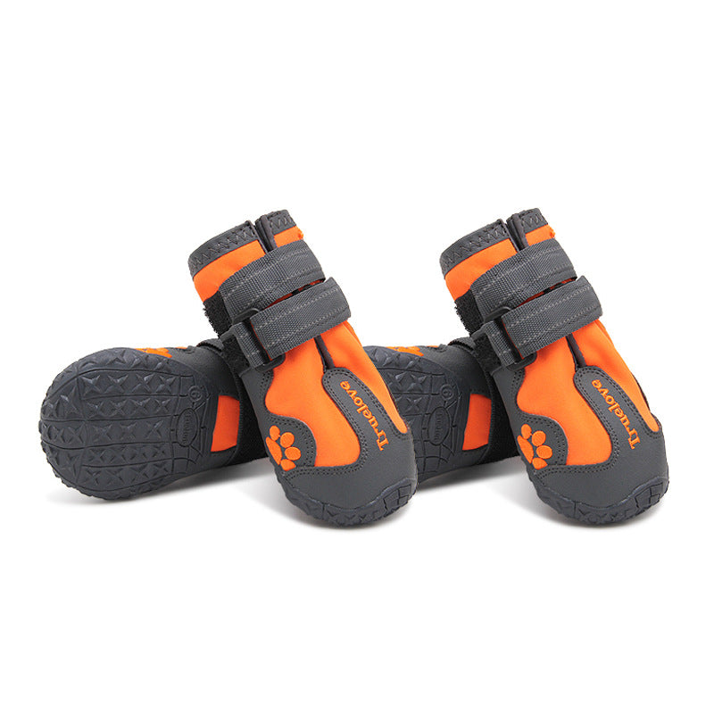 Water-Resistant Reflective Dog Boots (Set of 4)