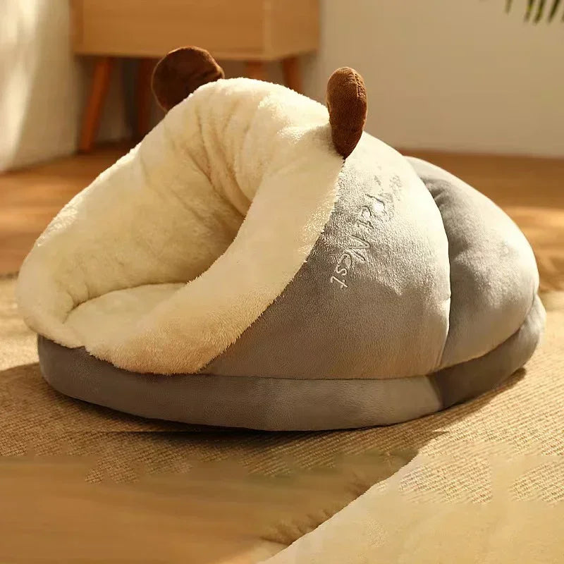CosySlipper Pet Bed – Warm Washable Bed for Dogs & Cats