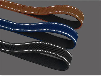 Tactical Retractable Dog Lead with Reflective Trim