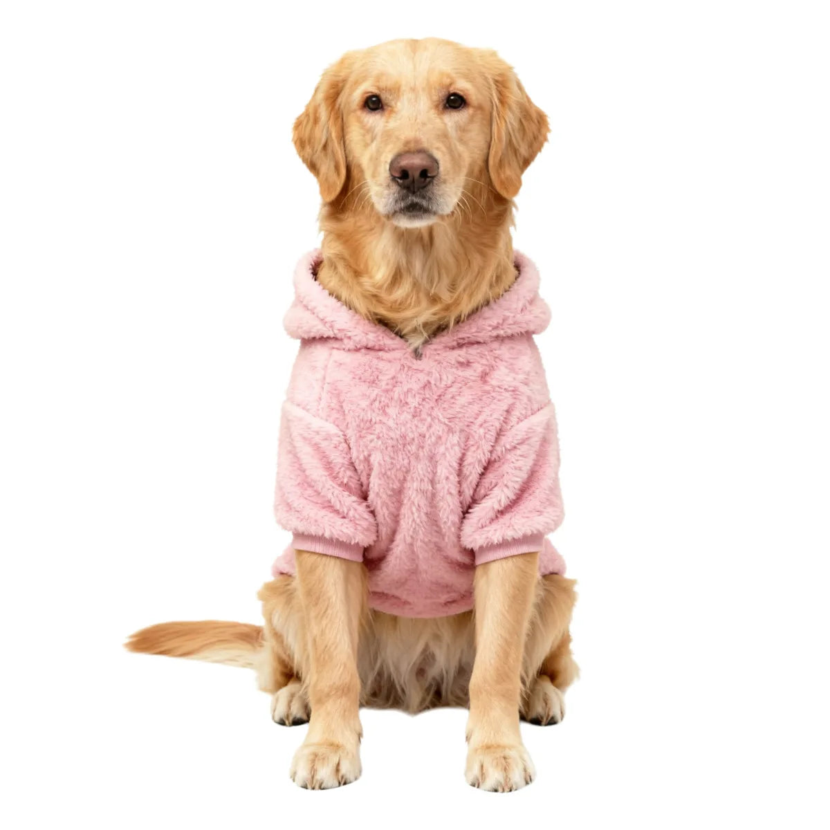 Fleece Dog Hoodie – Warm Plush Winter Coat