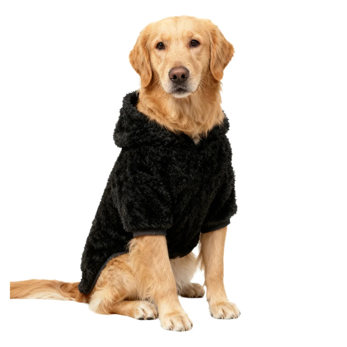 Fleece Dog Hoodie – Warm Plush Winter Coat