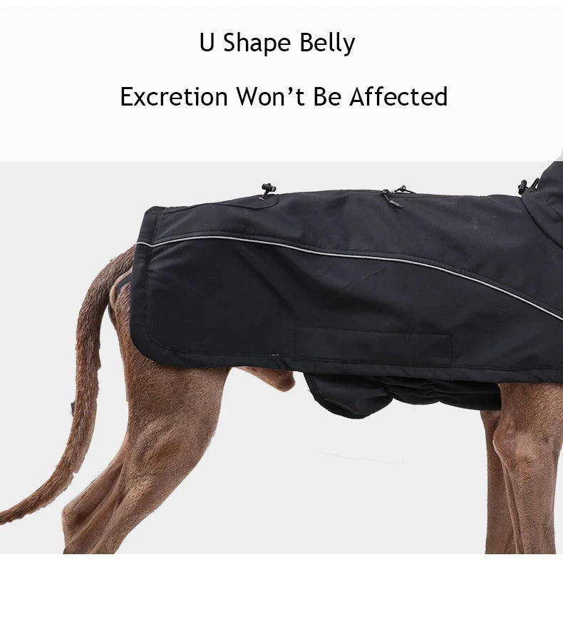AdventureDry™ Waterproof Dog Coat | Warm Fleece-Lined Rain Jacket for Dogs