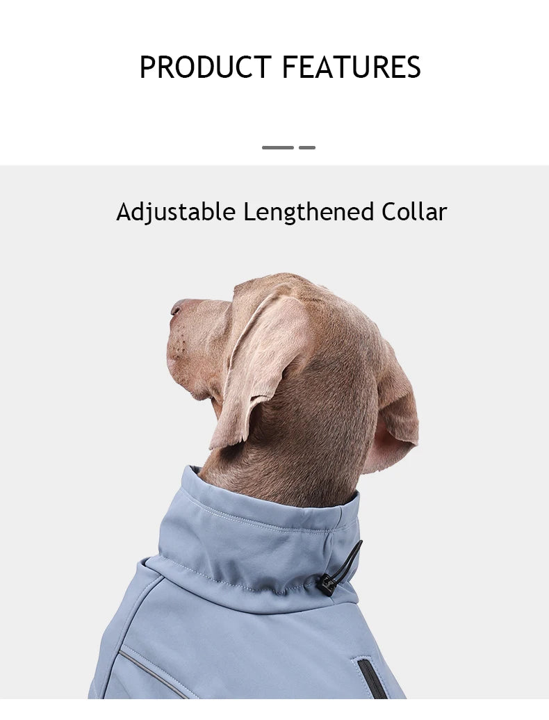AdventureDry™ Waterproof Dog Coat | Warm Fleece-Lined Rain Jacket for Dogs