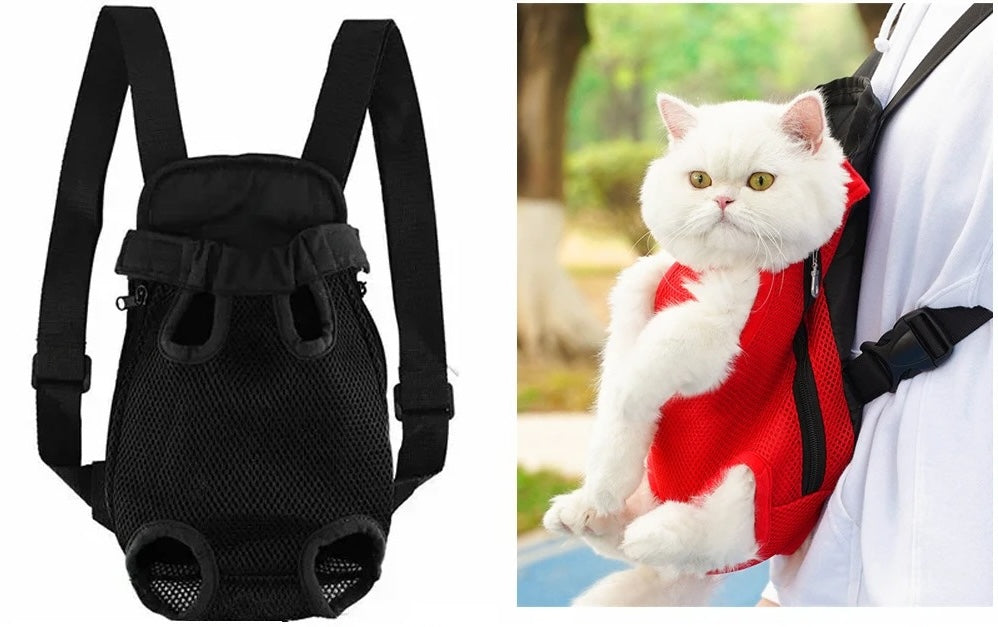 Breathable Mesh Pet Carrier Backpack for Small Pets
