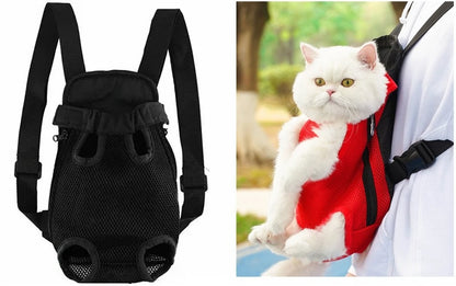 Breathable Mesh Pet Carrier Backpack for Small Pets