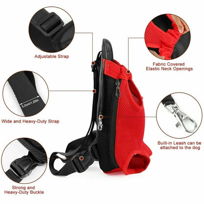 Breathable Mesh Pet Carrier Backpack for Small Pets