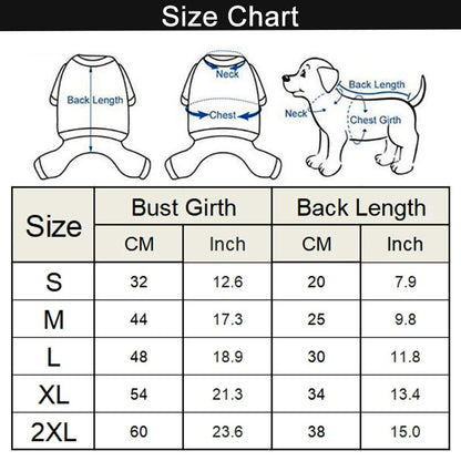 Waterproof Dog Rain Suit with Reflective Full-Body Coverage