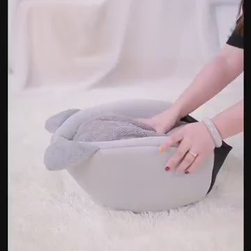 Cosy Cave Pet Bed – Calming Nest for Cats & Small Dogs